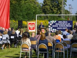 Rozpoczęcie roku szkolnego w Szkole Podstawowej nr 61 w Łodzi. Była niespodzianka