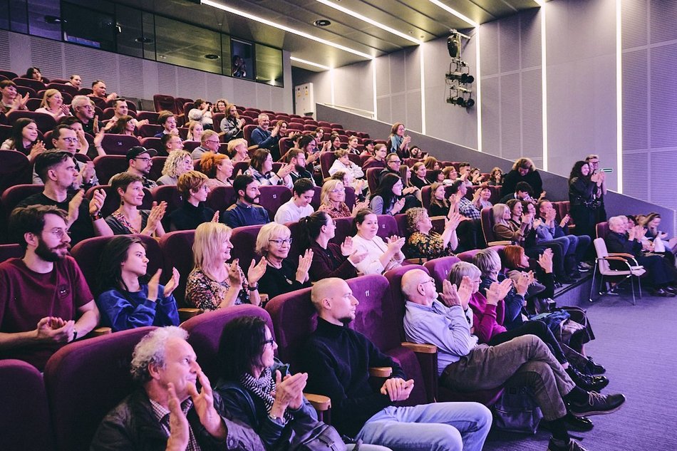 Łódź. Widownia w Centrum Dialogu w Łodzi