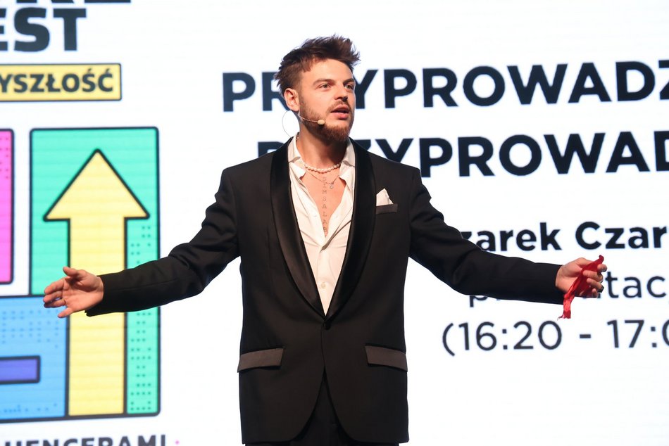 Łódź. Trzeci dzień Future Up! Fest w Łodzi. Byli Maciej Musiał, Kacper Błoński i Czarek Czaruje