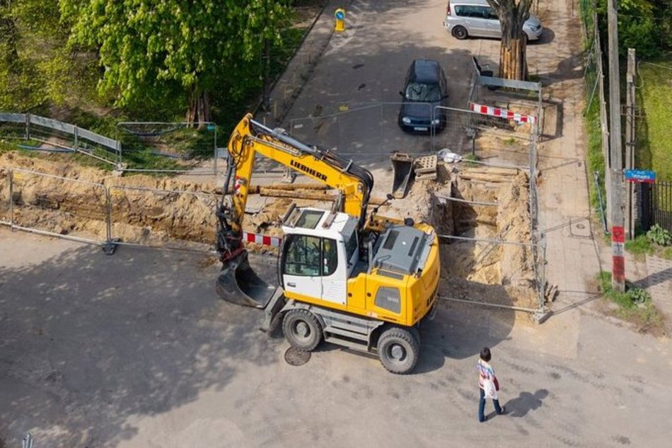 Łódź. Remont ul. Odyńca w Łodzi