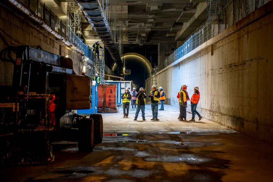 Tunel średnicowy pod Łodzią. Tarcza Katarzyna gotowa do drążenia