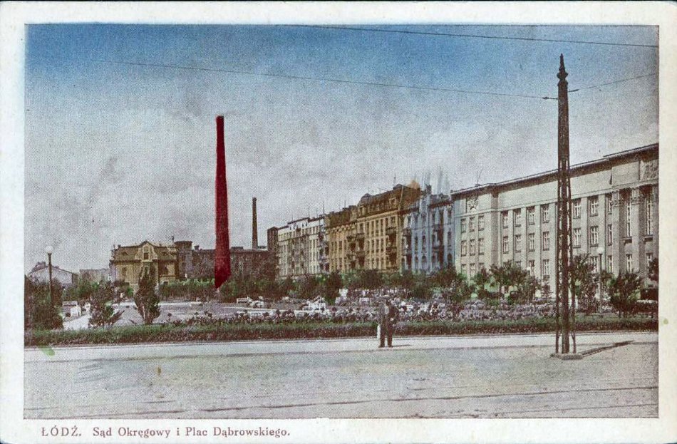 Plac Dąbrowskiego - 1935 rok