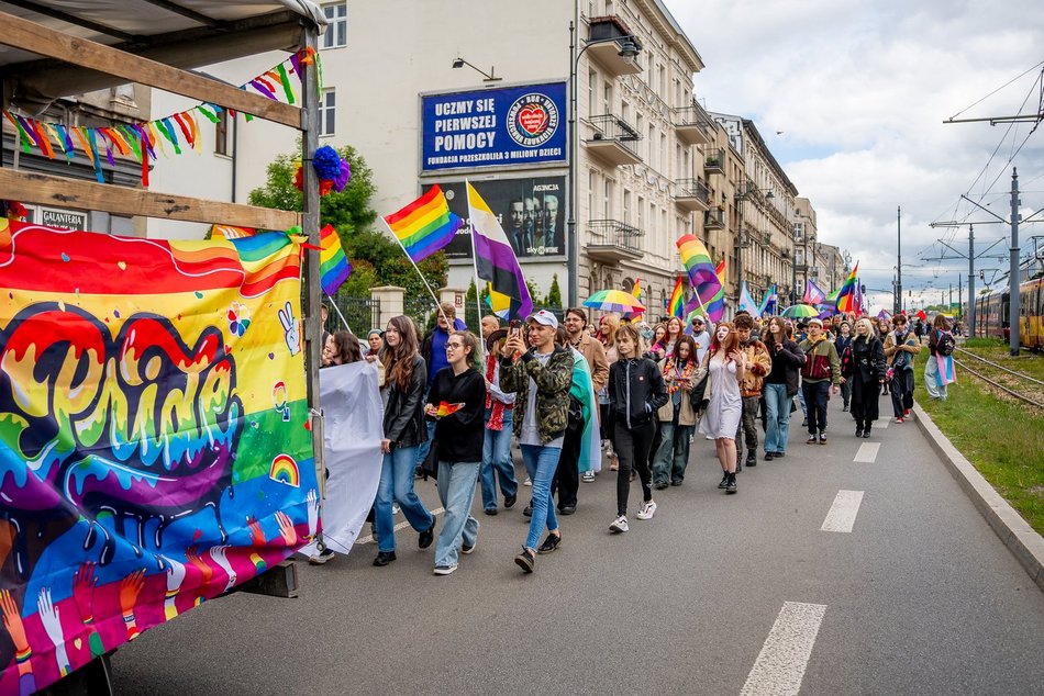 Łódź. Marsz Równości Łódź 2025 przeszedł ulicami miasta. Moc pozytywnej energii!