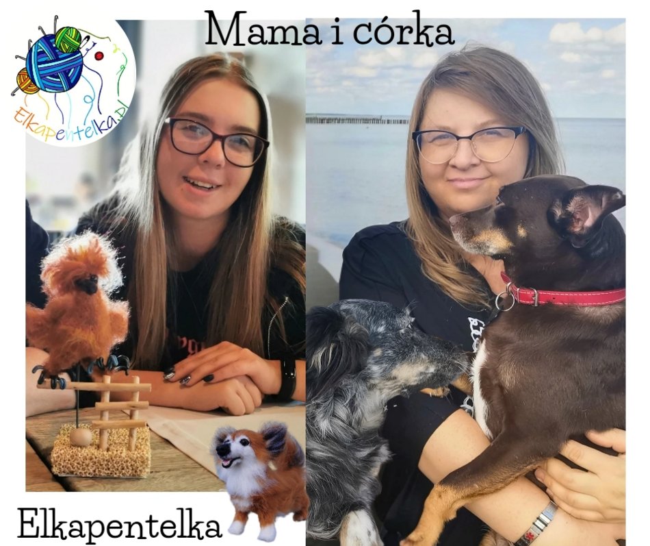 Elkapentelka - szydełkowe portrety zwierząt