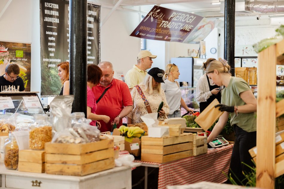 Łódź. Bazar Smaku w Ogrodach Geyera w Łodzi. Zdrowo, ekologicznie i klimatycznie