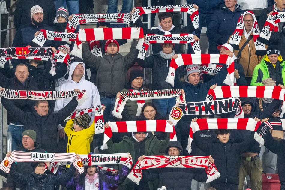 Kibice na meczu ŁKS Łódź z GKS Katowice. Byłeś/aś? Odszukaj się w galerii