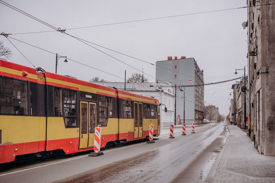 Tramwaje linii nr 5 na Franciszkańskiej