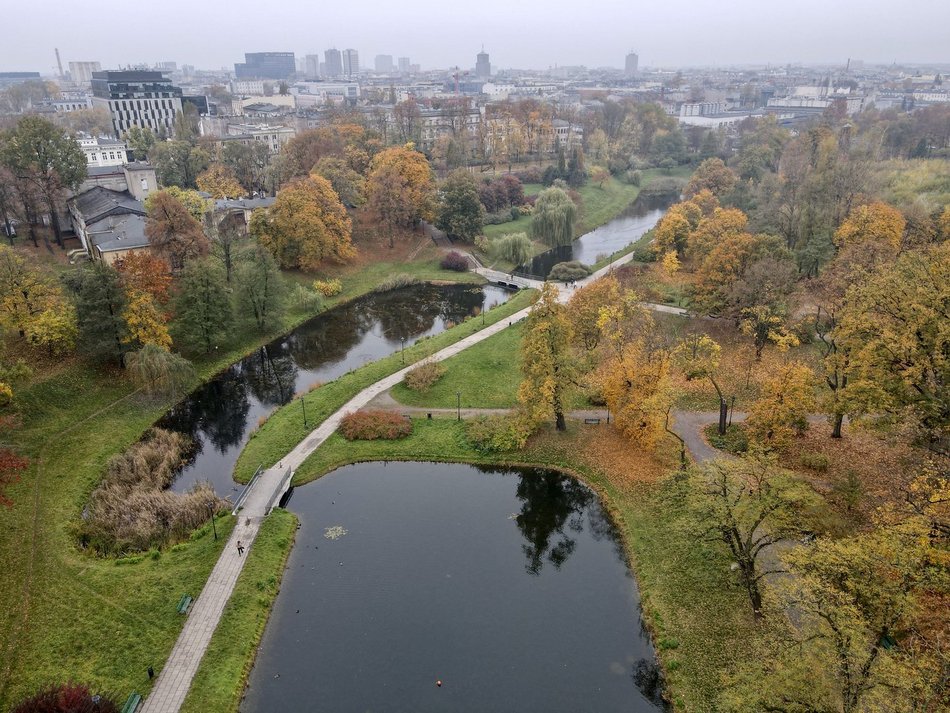 zdjęcia parku helenów z lotu ptaka