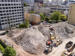 Hotel Światowit wyburzony