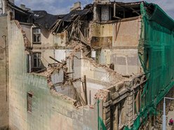 Zawalona kamienica przy Kilińskiego 49