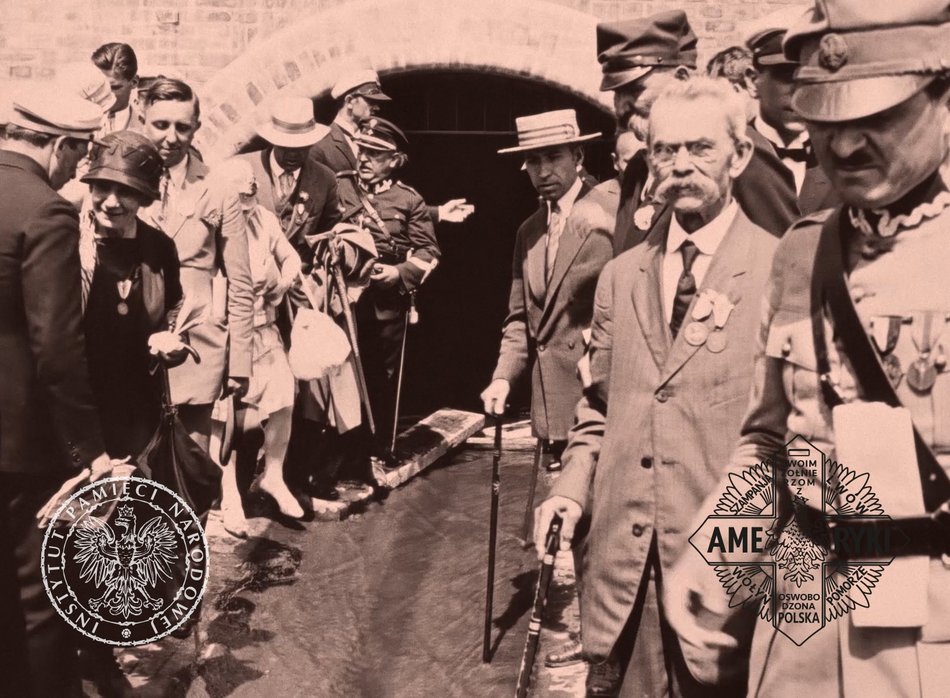 Łódź. Zwiedzanie kanału przy ul. Obywatelskiej - 1927 rok