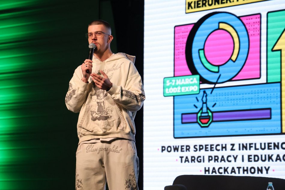 Łódź. Trzeci dzień Future Up! Fest w Łodzi. Byli Maciej Musiał, Kacper Błoński i Czarek Czaruje