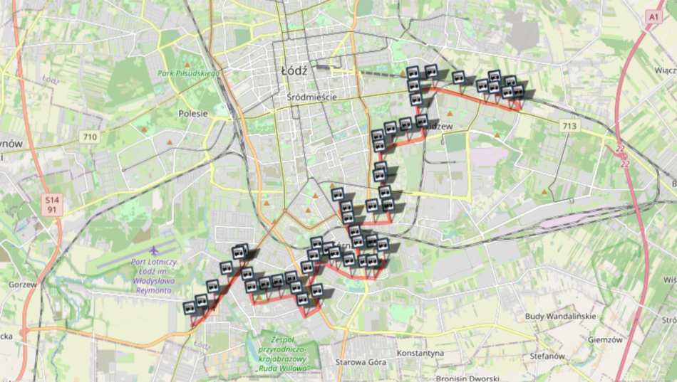 Łódź. 3. Linia 75A MPK Łódź