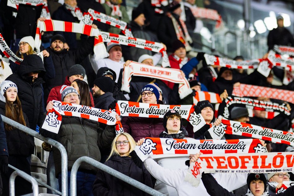 Łódź. Kibice na meczu ŁKS Łódź - Chrobry Głogów. Byłeś/aś? Znajdź się w galerii!