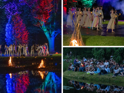 Łódź. Noc Świętojańska w Ogrodzie Botanicznym w Łodzi