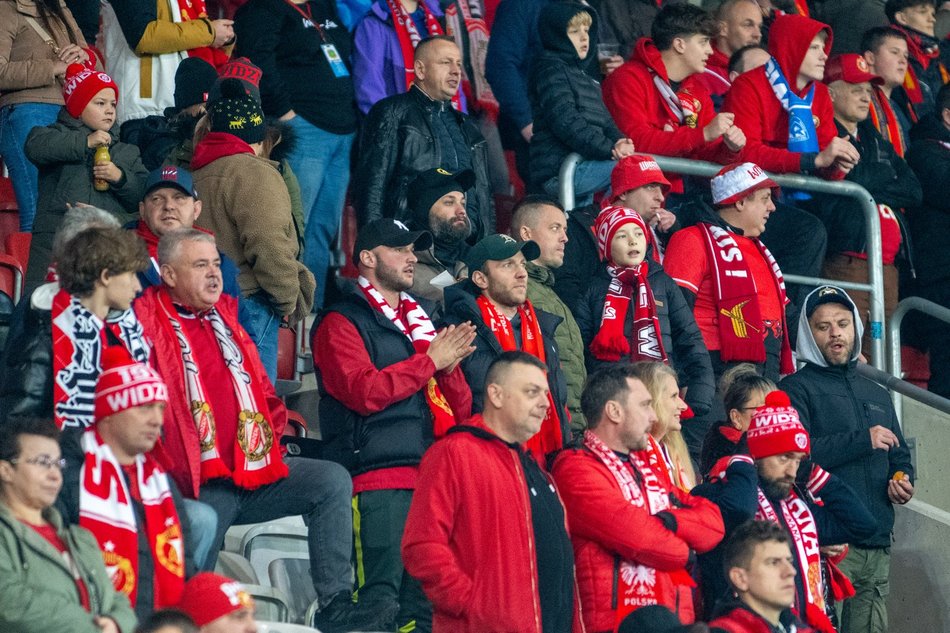 Kibice na meczu Widzewa Łódź z Zagłębiem Lubin. Byłeś/aś? Odszukaj się w galerii
