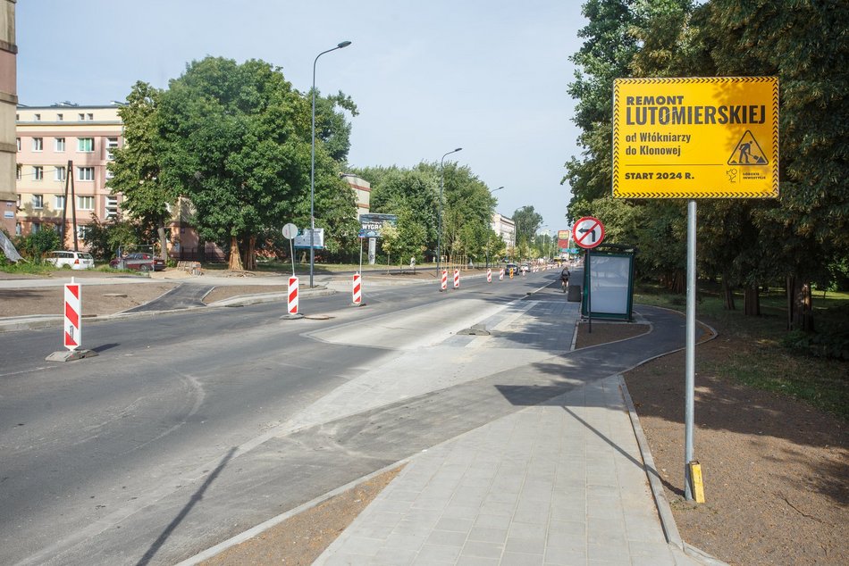 Finisz prac na Lutomierskiej