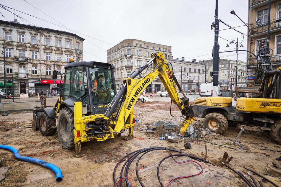 Tramwaje MPK Łódź na Zachodniej, przebudowa ul. Legionów