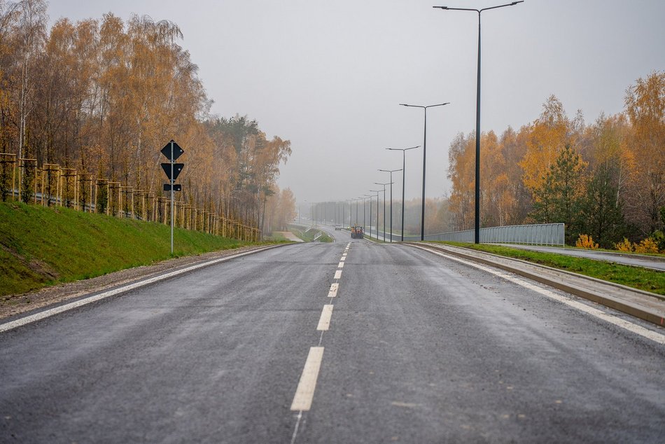 Trasa Górna - nowy odcinek tuż przed otwarciem