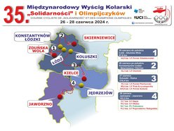 Wyścig „Solidarności” i Olimpijczyków 2024 - mapa