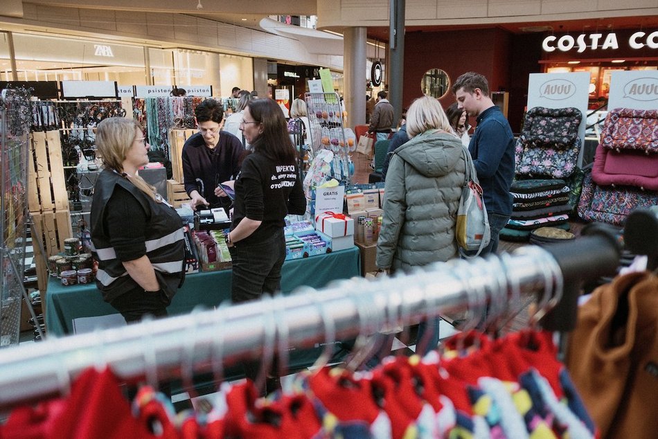 Łódź. Psi Targ w Manufakturze