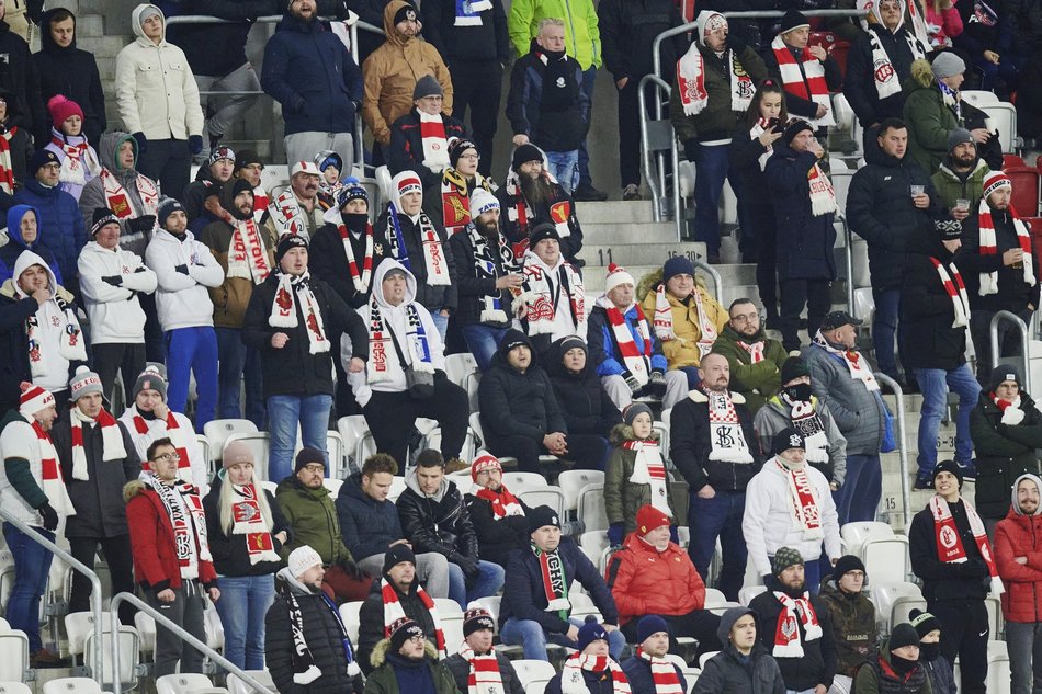 Kibice na meczu ŁKS Łódź z Zagłębiem Lubin. Byłeś? Znajdź się na zdjęciach!