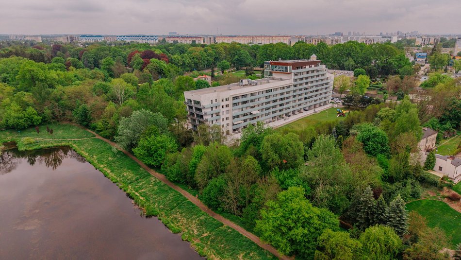 Łódź. Apartamentowiec Marina w Łodzi