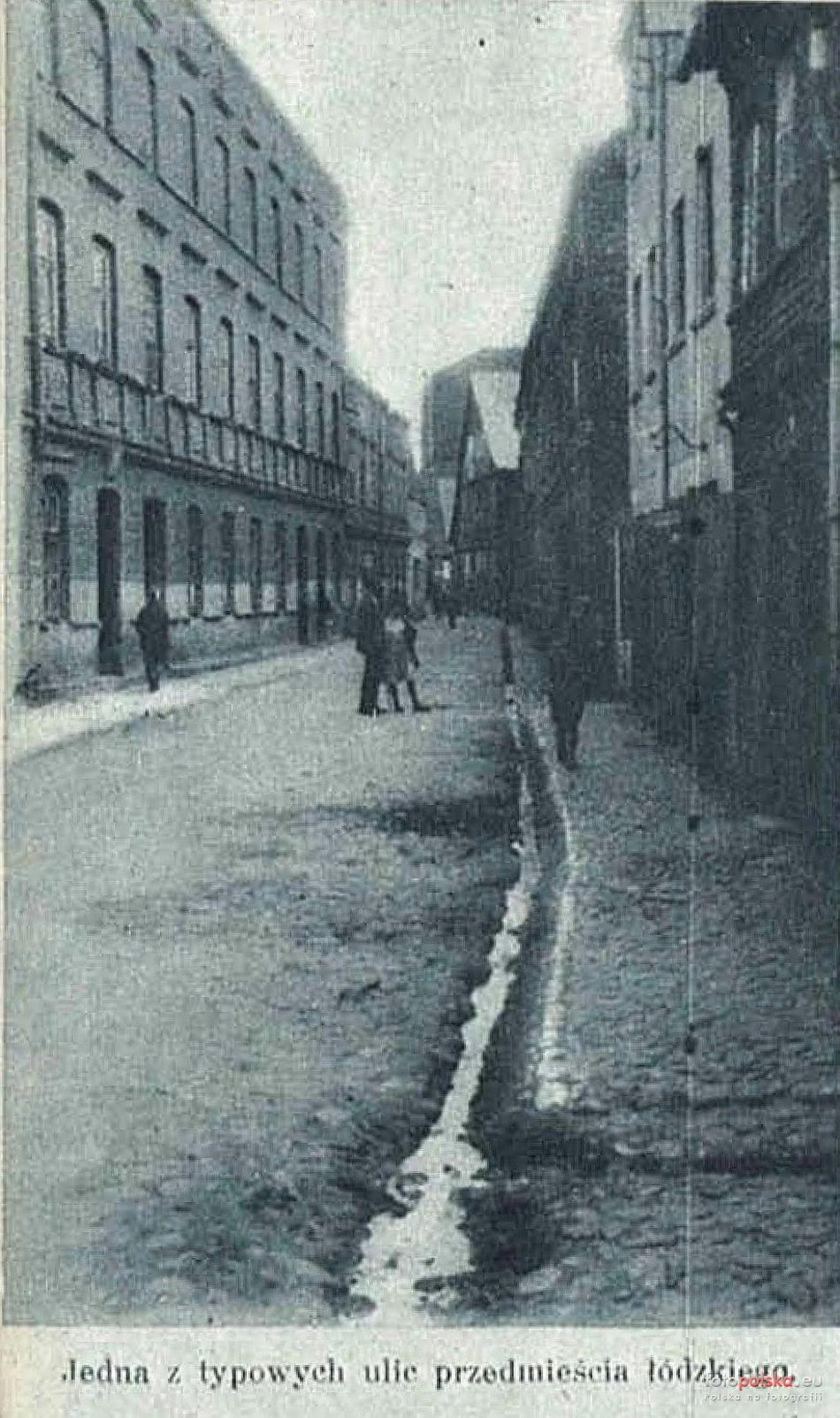 Łódź. Ulica Krótka - 1930 r.