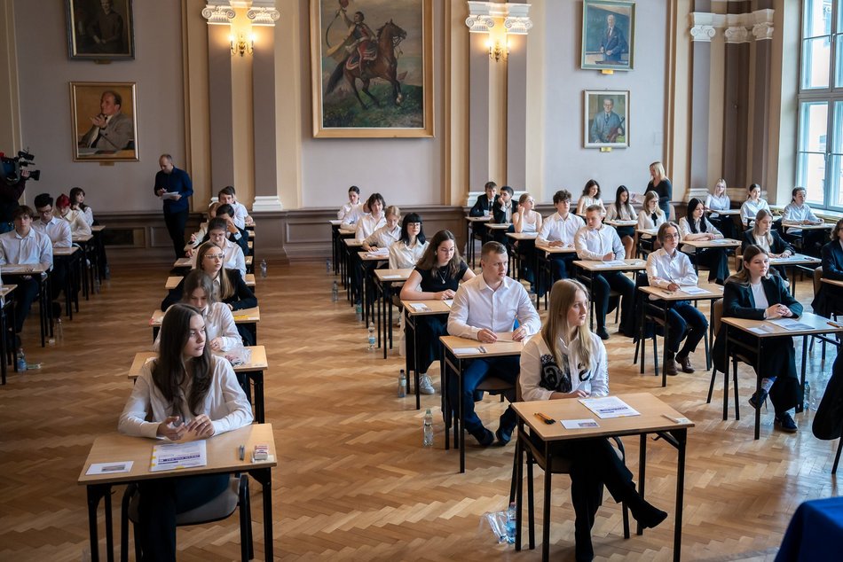 Łódź. Uczniowie