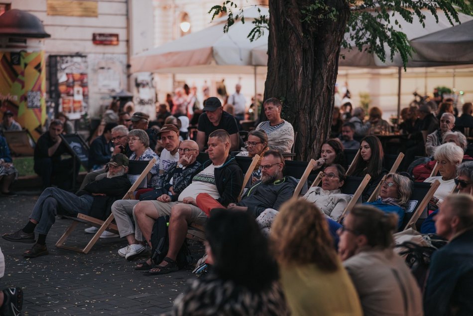 Łódź. Piotrkowska Kameralnie. Duet BLED wystąpił w pasażu Rubinsteina w Łodzi