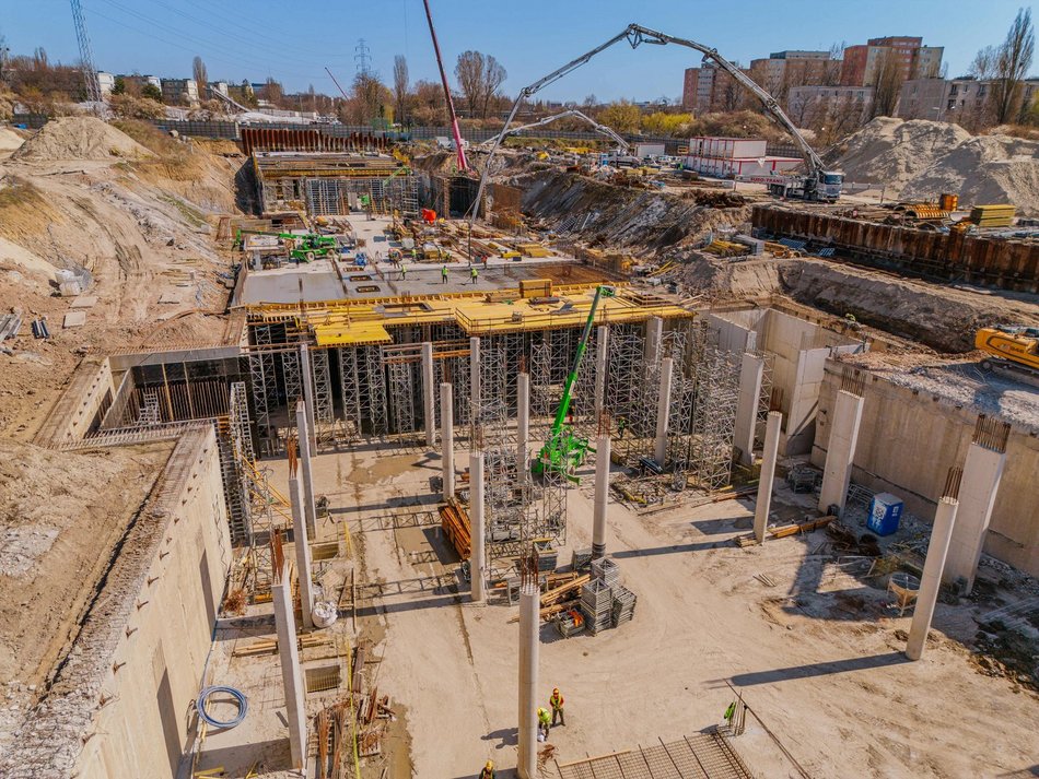 Łódź. Tunel pod Łodzią. Stacja Łódź Koziny rośnie w oczach