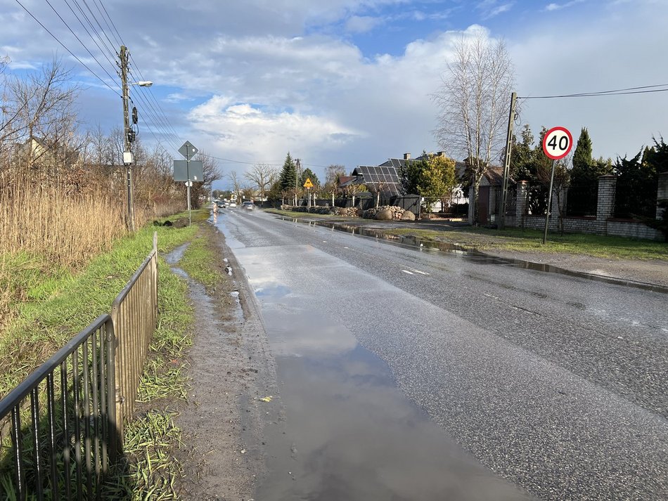 Łódź. Ulica Kolumny w Łodzi
