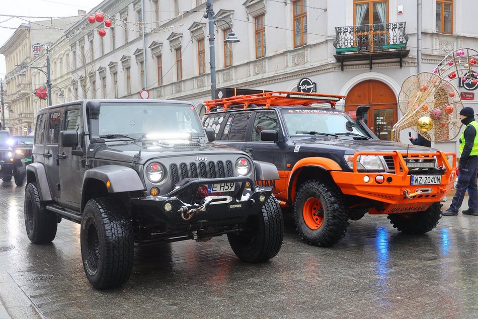 Łódź. WOŚP 2026 w Łodzi. Motoszarża po raz pierwszy opanowała Piotrkowską! [ZDJĘCIA]