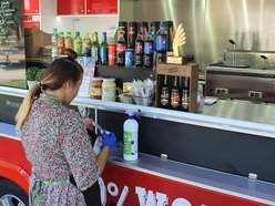 Książulo znów w Łódzkiem! Tym razem odwiedził food truck z burgerami!