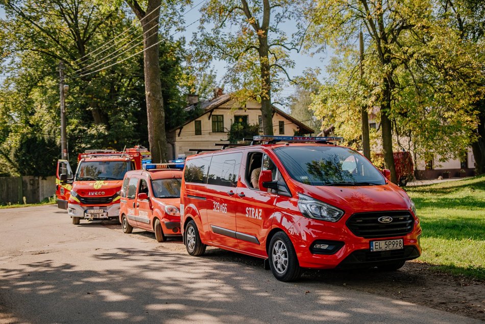 Strażacy z OSP Łódź Mikołajew wyjechali z pomocą do Kłodzka