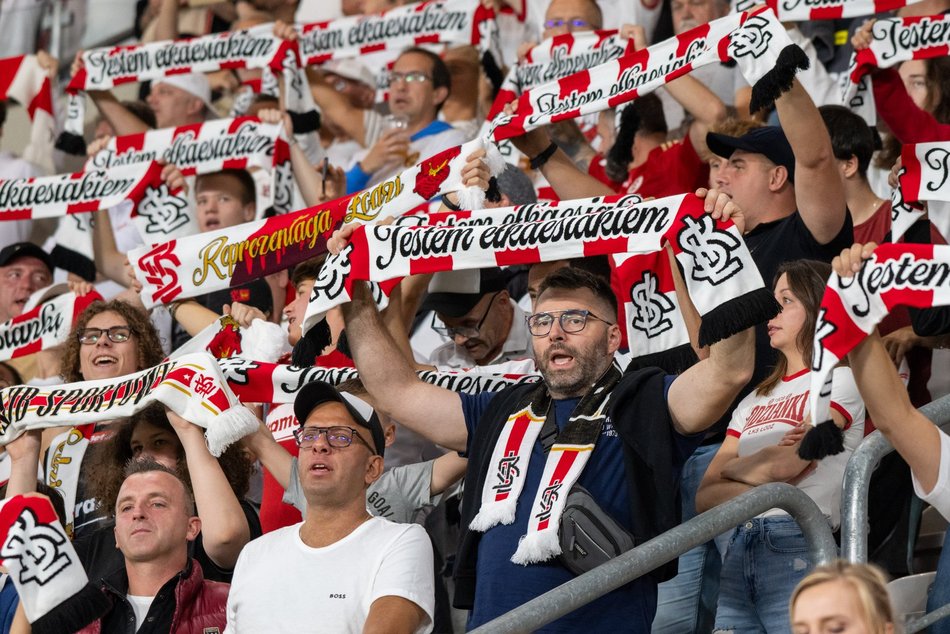 Łódź. Kibice na meczu ŁKS Łódź - Wieczysta Kraków. Byłeś/aś? Znajdź się w galerii