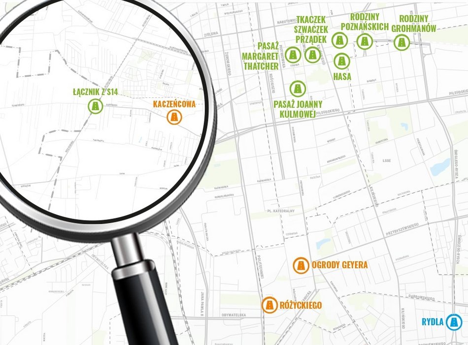 Nowe drogi w Łodzi – mapa