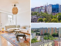 Mieszkanie i dwie panoramy miast