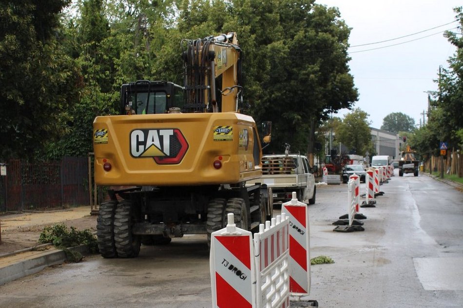 Remont Dubois w Łodzi wre. Chodnik już niemal ułożony!