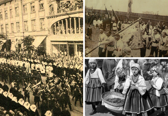 Łódź. Boże Ciało w dawnej Łodzi