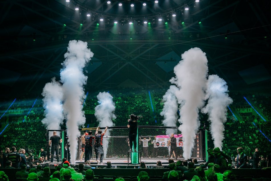 KSW w Atlas Arenie. Dwie emocjonujące walki mistrzowskie z zawodnikami z Łodzi