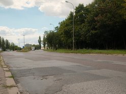 Łódź. Ulica Lodowa w Łodzi - odcinek do remontu