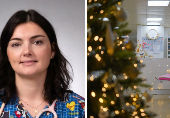 Łódź. Święta na dyżurze w szpitalu Matki Polki w Łodzi. Rogi renifera, kolędy i ciągła gotowość do pomocy