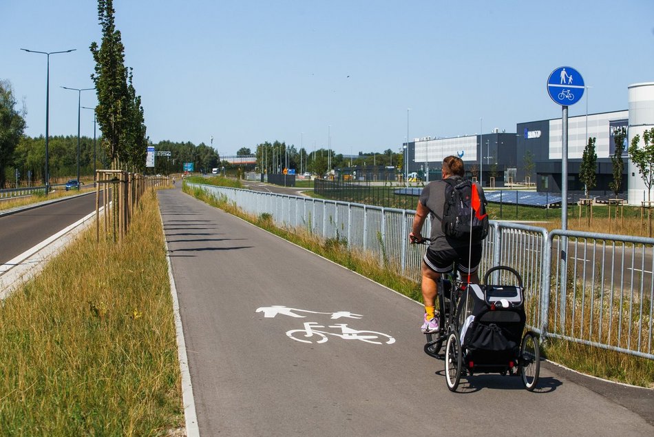 Droga rowerowa na Trasie Górna