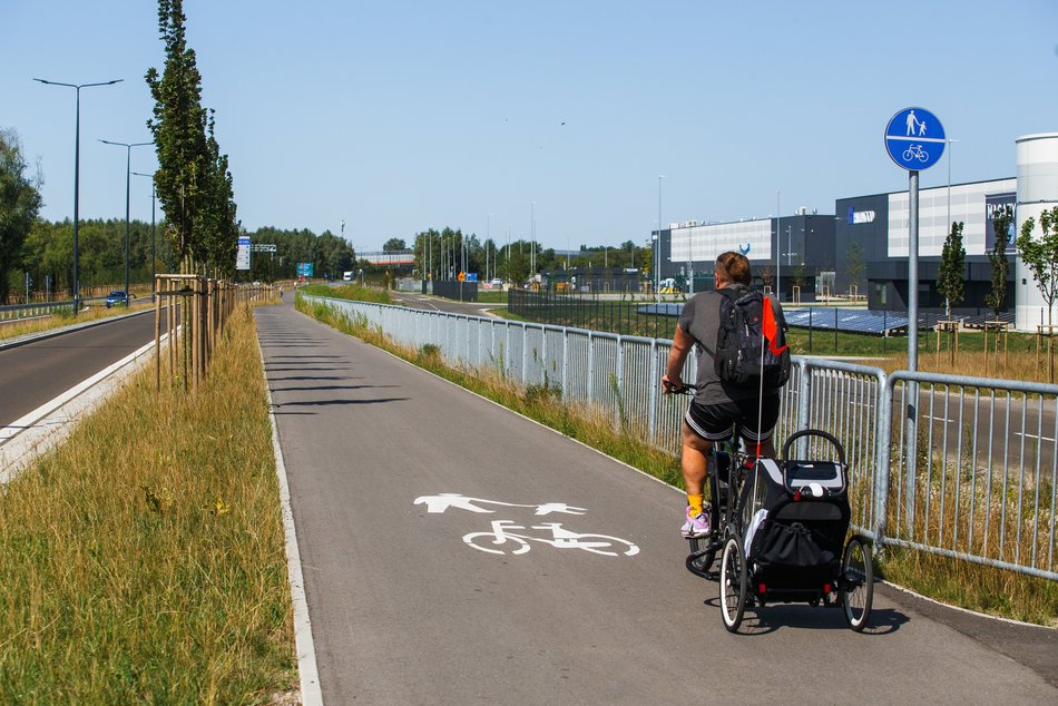 Droga rowerowa na Trasie Górna