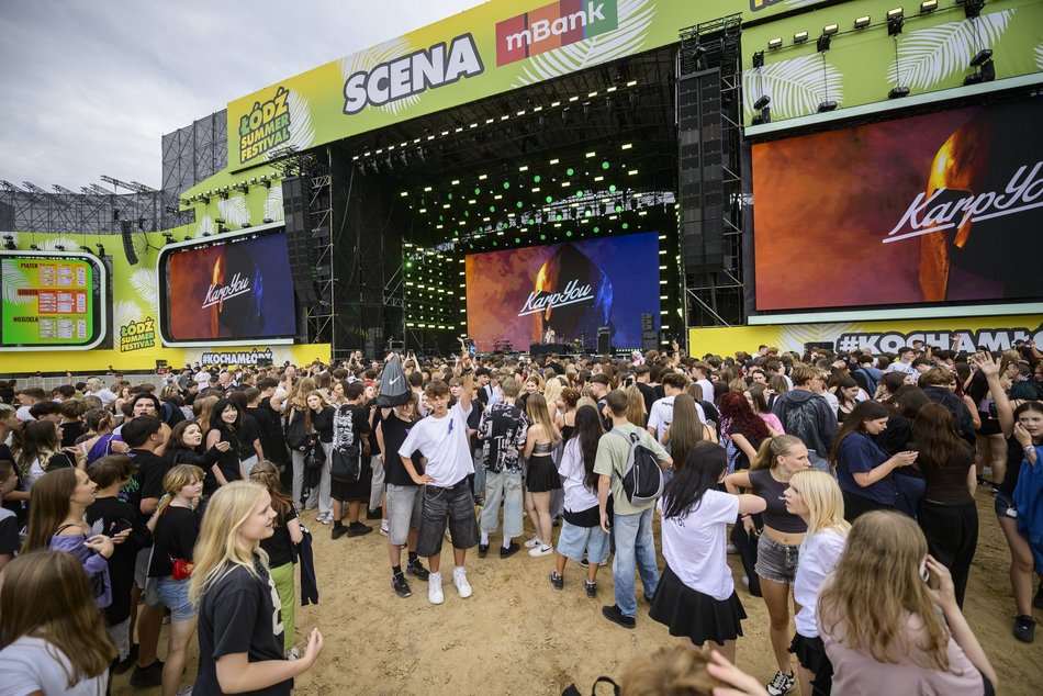 Łódź Summer Festival 2025 wystartował! Otwarcie bram i tłumy biegnące pod scenę!