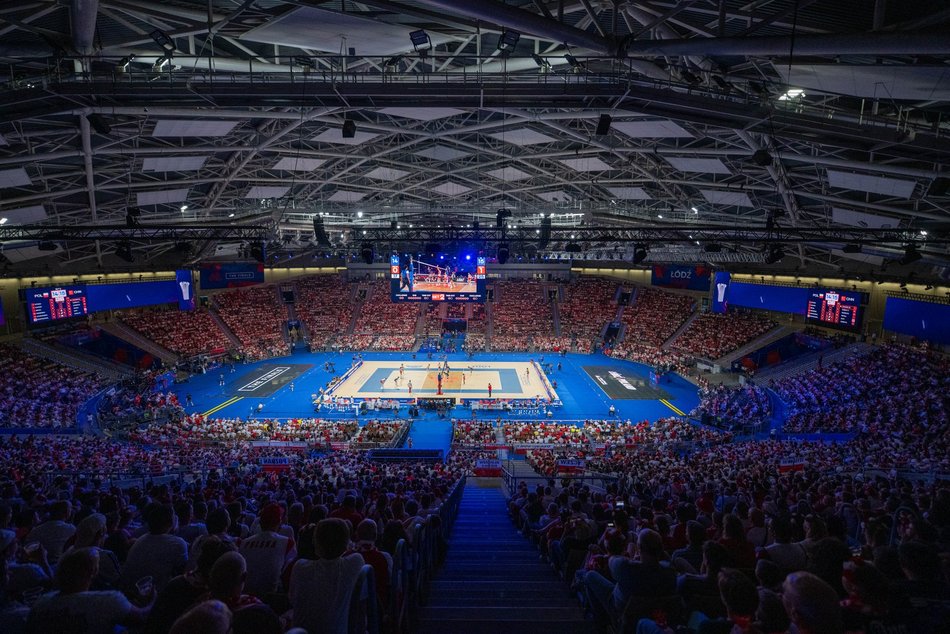 Łódź. Liga Narodów w Atlas Arenie w Łodzi. Byłeś/aś pierwszego dnia? Znajdź się w galerii!