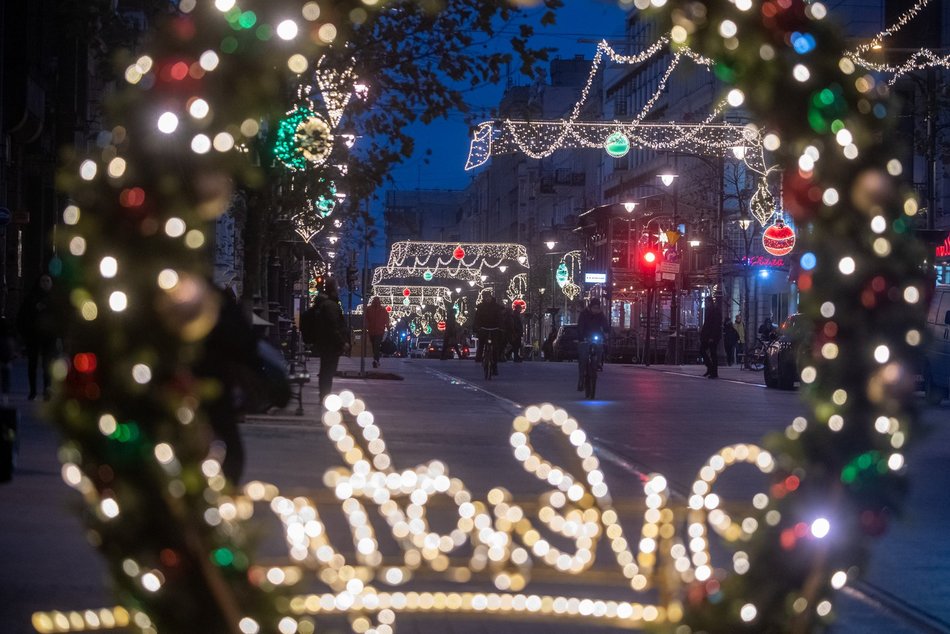 Iluminacja Piotrkowskiej Łódź