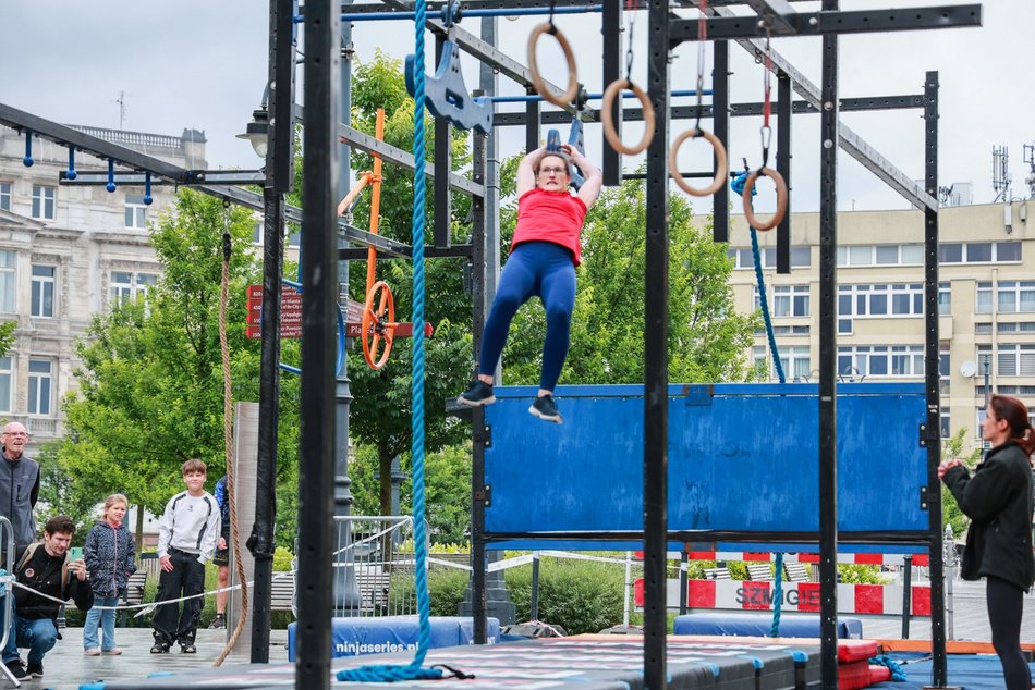 Łódź. Ninja Series w Łodzi. Wspaniała rywalizacja w strugach deszczu