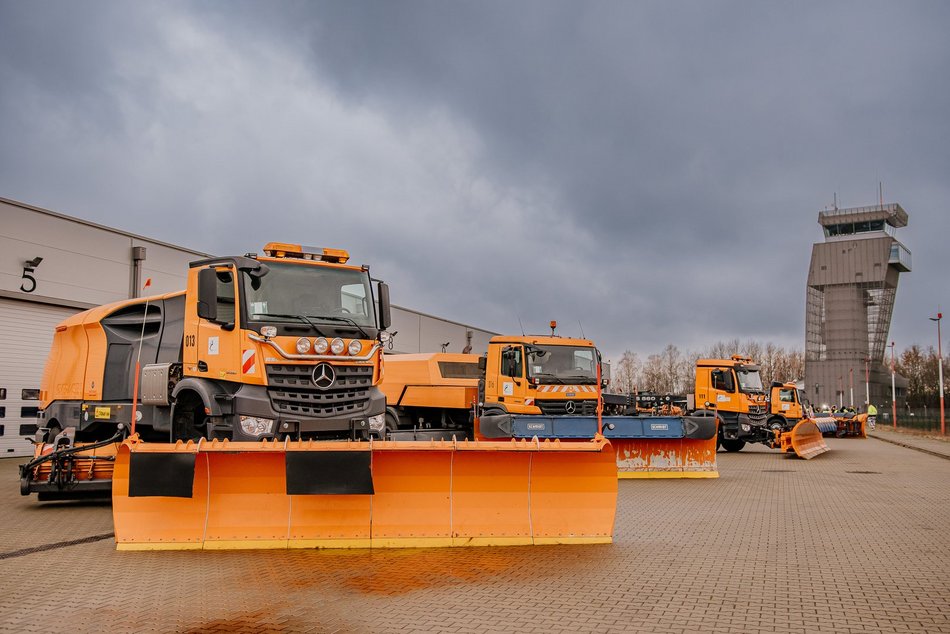 Lotnisko w Łodzi gotowe na zimę